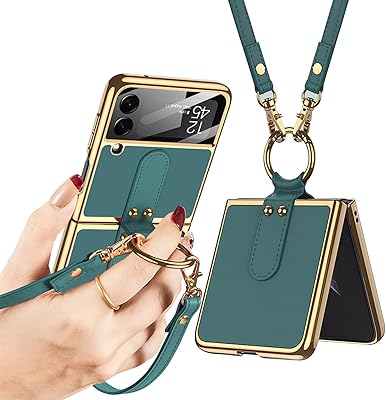 Étui de protection rigide en cuir galvanisé de luxe avec couvercle pour appareil