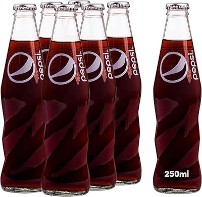 Bouteilles de boissons gazeuses diet pepsi, 250 ml x 6