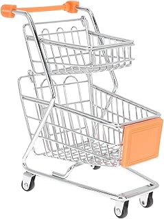 Mini panier d'épicerie stahad pour enfants, chariot d'épicerie en métal, chariot d'épicerie