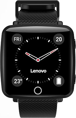 لينوفو ساعة ذكية hw25p من كارمي اخضر (اسود)