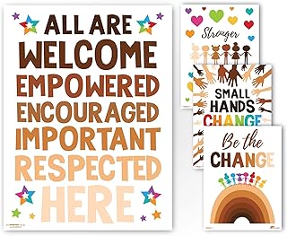 Affiches assorties sprotbrite pour enseignants et salles de classe - décoration murale