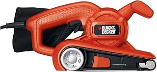 Ponceuse à bande électrique black + decker 720 w pour surfaces de contour