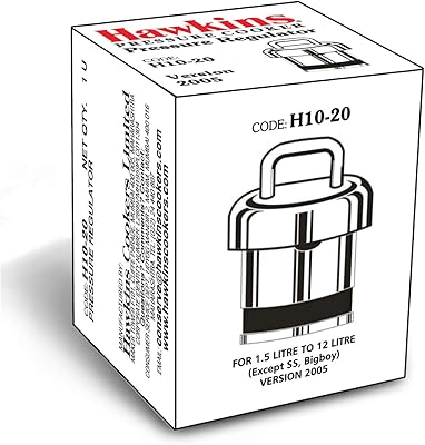 Régulateur de pression hawkins h10-20 pour autocuiseurs classiques en aluminium et en acier