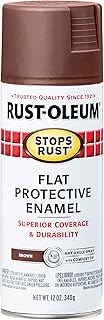 Peinture en aérosol rust-oleum stop rust, modèle 214085, 12 oz, marron foncé