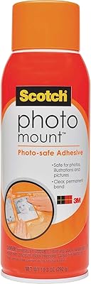 Adhésif en spray pour support photo scotch 6094. 10,3 oz (305 g). idéal