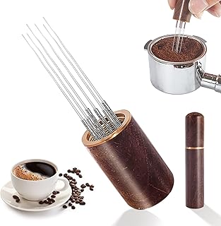 Agitateur à expresso one9, 6 aiguilles, outils de distribution d'espresso avec manche