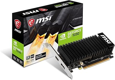 Carte graphique msi nvidia geforce gt 1030 2ghd4 lpoc - noir
