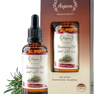 L'huile de romarin pour la pousse des cheveux est une huile 100% pure, 100% biologique et naturelle pressée à froid pour un cuir chevelu et une peau sains, riche en oméga 3 6 9, antioxydant qui renforce les sourcils et combat l'acné, 50 ml. Diaytar : Qualité professionnelle, prix grand public
