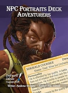 Idées d'encrier portraits de pnj aventuriers