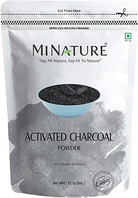Poudre de charbon actif mi nature | 227 g (8 oz) (0,5 lb)