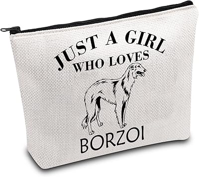 Pliti cadeau pour chien barzoï maman de juste une fille qui aime le pochette