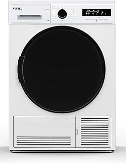 Sèche-linge à condensation à chargement frontal vestel, capacité 7 kg, type 15 programmes