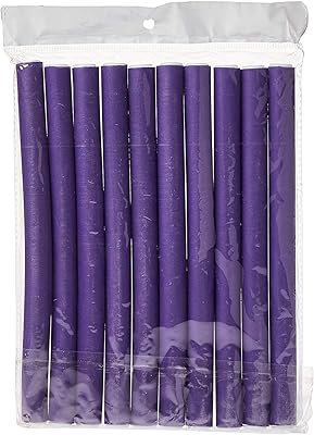Bigoudis à cheveux 18 x 240 mm, lot de 10 pièces - r002