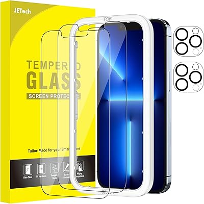 Protecteur d'écran jetech 61 pouces pour iphone 13 pro avec protecteur