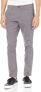 Pantalon chino décontracté amazon essentials pour hommes gris foncé 36 w