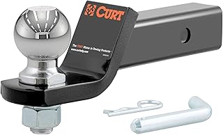 Support d'attelage de remorque curt 45041 avec boule et goupille de 2-5/16"