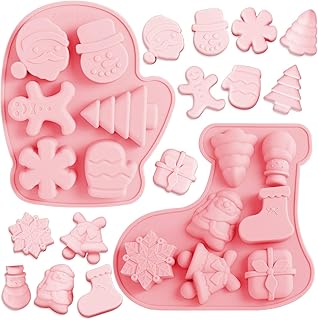 Moule de cuisson en silicone de noël wallin moule à bonbons au chocolat