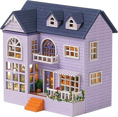 Kit de maison de poupée miniature à faire soi-même, kit de maison
