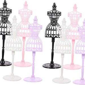 Toyvian 8 pièces mini présentoirs de vêtements de poupée en plastique accessoires de jouets en plastique mannequin robe de poupée présentoir de poupée présentoir de mannequin pour modèles de mannequin fournitures pour enfants. Achetez en toute sérénité sur Diaytar