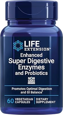 Life extension super booster d'enzymes digestives et formule saine respectueuse des probiotiques