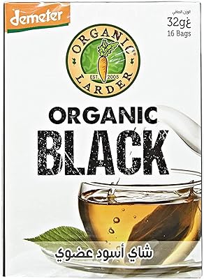 Sachets de thé noir larder biologique 32g