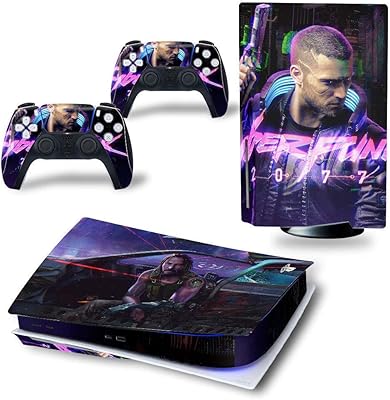 Autocollant en vinyle pour console ps5 et manette dualsense, adapté à la console et à la manette playstation 5, durable, résistant aux rayures, version disque - cyberpunk 2077. Vos marques préférées à prix réduits sur Diaytar