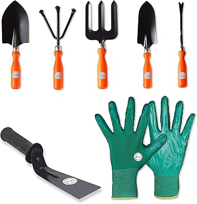 Ensemble d'outils de jardin seedcraft (7 en 1) | ensemble d'outils pour tous