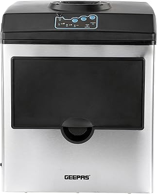 Machine à glaçons geepas avec distributeur d'eau, 22 kg de glace en 24