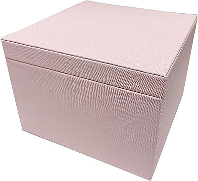Boîte à bijoux ashwam emballage boîte en cuir rose présentoir breloques