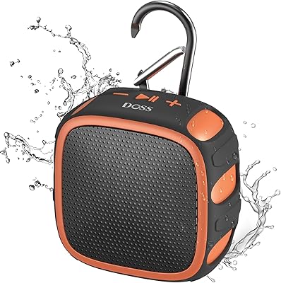Haut-parleur bluetooth portable doss : haut-parleur bluetooth 5.0 à double appairage, basses stéréo