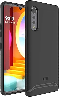 Todia conçu pour lg velvet 5g dual shield case [combiné] coque rigide fine