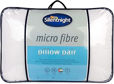 Paire d'oreillers en microfibre silent night (paquet de 2).