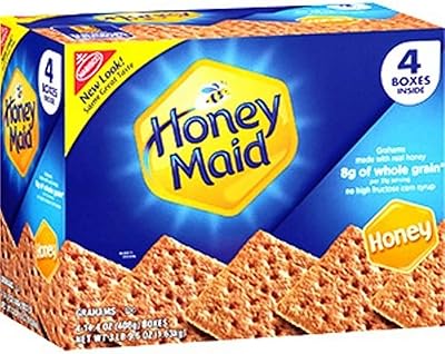 Nabisco nabisco honey maid graham crackers, miel 4-14.4oz