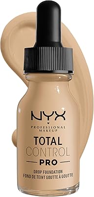 Fond de teint nyx professional makeup total control pro drop, nude 6.5, 13