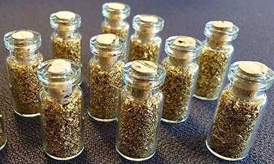 11 grandes bouteilles de flocons de feuilles d'or prix le plus bas