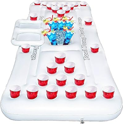 Table de pong gonflable de 6 pieds, salon de fête à la piscine
