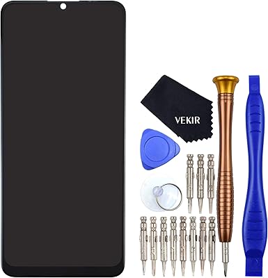 Écran tactile numérique lcd de remplacement ficker med-lx9 pour huawei y6p, noir
