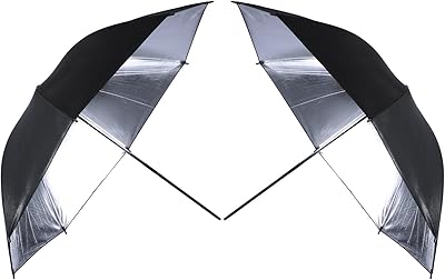 I-winner parapluies d'éclairage de studio de photographie professionnel doux transparent semi-transparent ou or noir (paquet de 2 33 pouces noir et argent). Explorez un monde de bonnes affaires sur Diaytar Sénégal