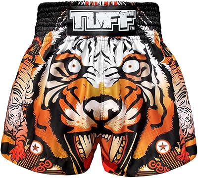 Short de boxe tiger kick muay thai pour l'entraînement d'arts martiaux et la salle