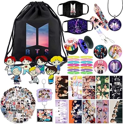 Coffret cadeau pour fan de l'armée bts - comprend un sac à dos