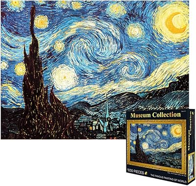 Puzzle en forme du célèbre tableau de van gogh la nuit. Simplifiez vos achats avec Diaytar, le e-commerce nouvelle génération
