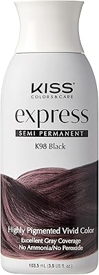 Kiss express couleur noire semi-permanente k98 103 ml