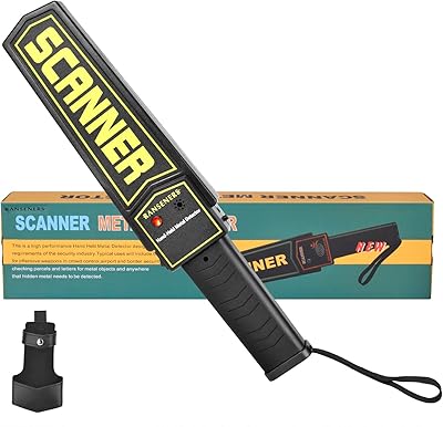 Détecteur de métaux portable ransinners, baguette de sécurité, barres de sécurité, alertes sonores