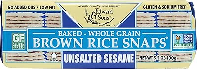 Kabas de riz brun à grains entiers edward & sons, sésame non salé, 100 g. La plateforme e-commerce qui démocratise la consommation : Diaytar