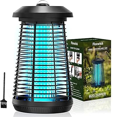 Nouvelle tapette anti-moustique électrique extérieure à 360 degrés, haute puissance 4200v, 18w, anti-insectes