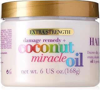 Masque capillaire à l'huile miracle de noix de coco ogx pour cheveux abîmés