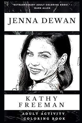 Livre de coloriage d'activités pour adultes jenna dewan