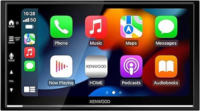 Kenwood dmx8709s écran tactile capacitif 6,8", autoradio, carplay sans fil et android auto