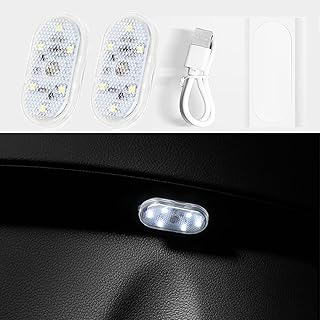 Lumières de voiture led mini lumières intérieures led tactiles portables avec 6