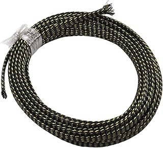 Othmro 5 m/16,4 pieds câble extensible en pet manchon de câble en queue